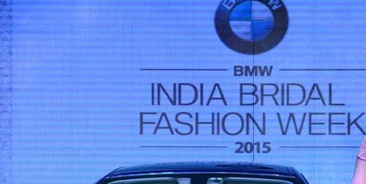 bmw india bridal fashion week 2015
