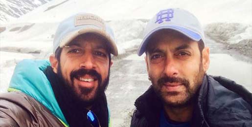 Salman shoots movie in Kashmir at 2 degrees below