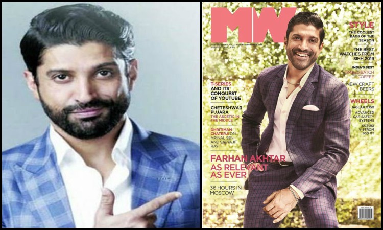 farhan looks dapper on a cover of the magazine