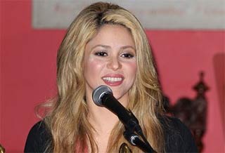 pop star Shakira