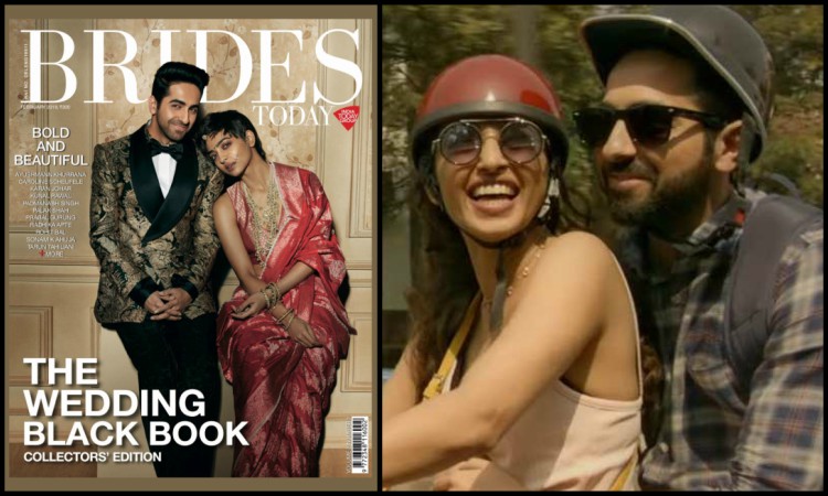 ayushmann and radhika come together for a magazine cover