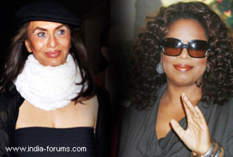 Parmeshwar Godrej and Oprah Winfrey