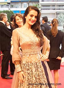 ameesha patel at Cannes 2013