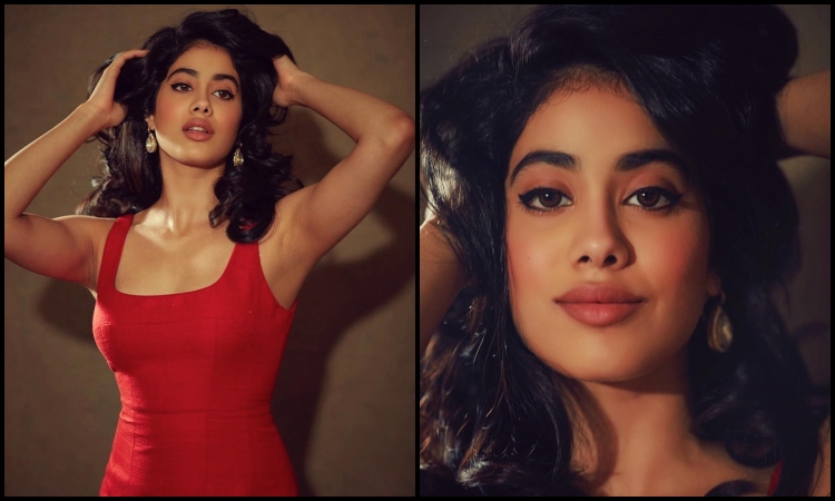 janhvi kapoor poses for a picture