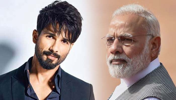 shahid kapoor s special message for PM Modi