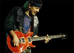 legendary guitarist Carlos Santana