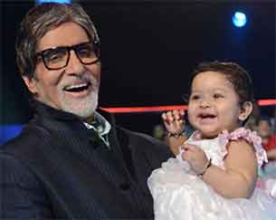 Aaradhya joins grandpa Big B