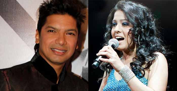 singers shaan and sunidhi chauhan