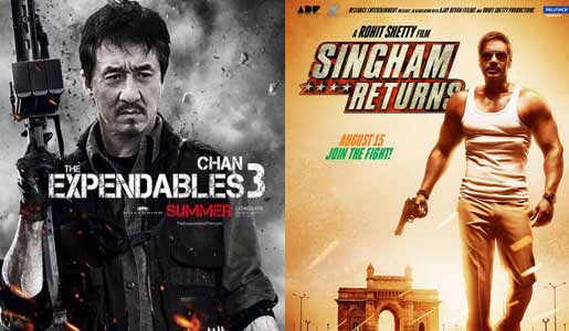 The Expendables 3 and singham returns