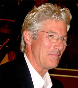 Hollywood actor Richard Gere