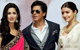 shahrukh, Katrina, Anushka in kolkata film festival