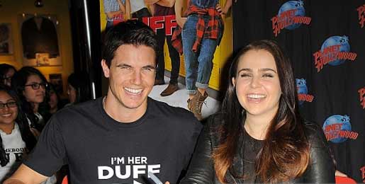 Hollywood actors Mae Whitman and Robbie Amell