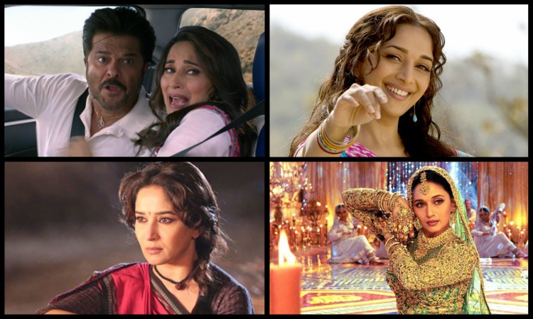 different roles played by madhuri dixit