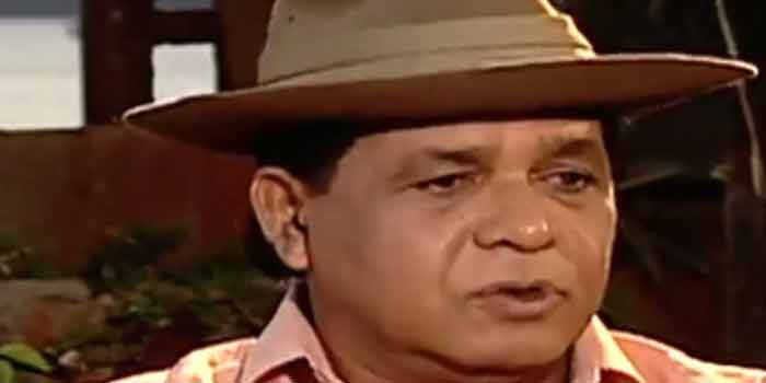 Cinematographer WB Rao passed away
