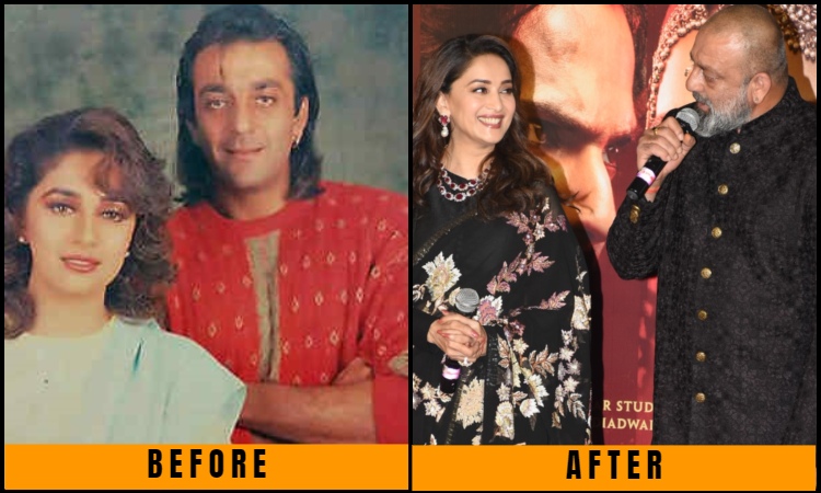madhuri-sanjay before and after!
