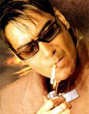 Ajay Devgan smoking