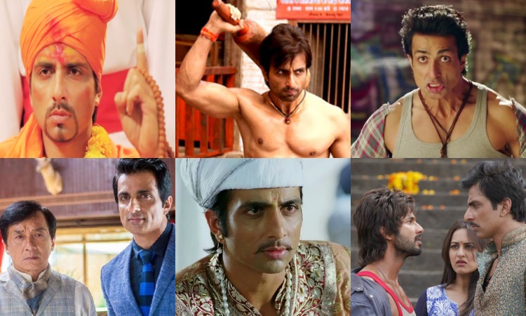 different roles played by sonu sood