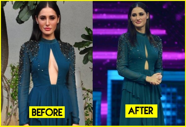 Nargis was asked to cover her CLEAVAGE!