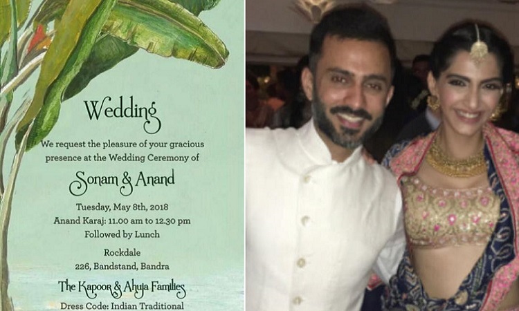 Image result for Sonam and anand e-invite wedding invitation
